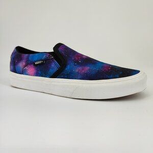 Vans Asher Galaxy Women's Size 7.5 US Canvas Blue Sneakers 508731